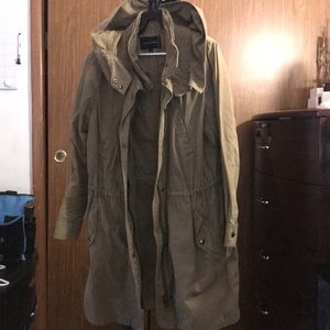 Banana Republic oversized green lightweight jacket